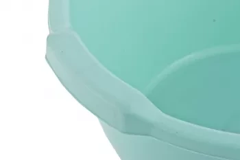 Таз пластмассовый круглый 8л, бирюзовый ТМ Elfe light 92967 купить в Урае