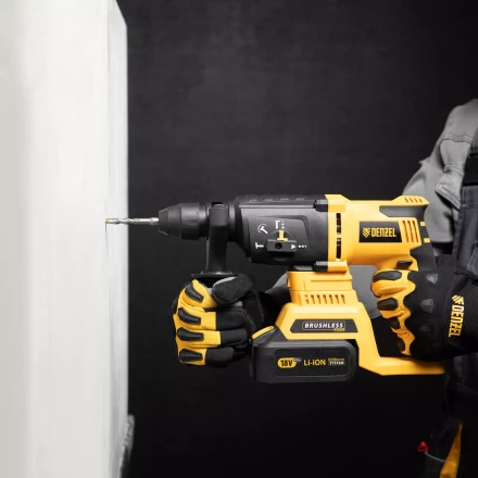 Бур по бетону Denzel, 8 x 110 мм, двойная спираль, три пылеотводящие кромки, 705010 купить в Урае