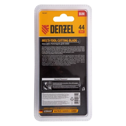 Насадка для МФИ режущая Т-образная, BiM, по металлу, дереву, пластику, 44 x 1.4 мм, мелкий зуб Denzel 782307 купить в Урае