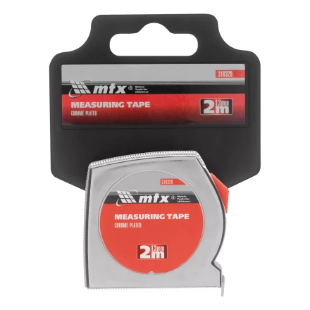 Рулетка Matrix Chrom, 2 м x 13 мм, хромированный корпус, 310329 купить в Урае
