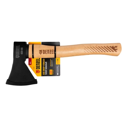 Топор, 600 г Denzel, кованый, буковое топорище 21631 купить в Урае