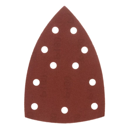 Треугольник абразивный на ворc. подложке под &quot;липучку&quot;, перф., P 180, 150х150х100 мм, 5 шт. Denzel 738647 купить в Урае