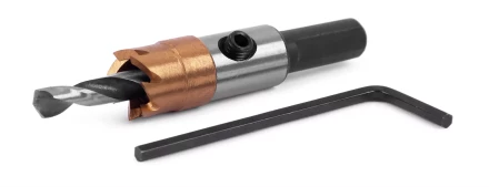 HSS-TiN коронка MESSER 12мм с центр. сверлом без пружины для  лист. материала до 2 мм ц/х купить в Урае