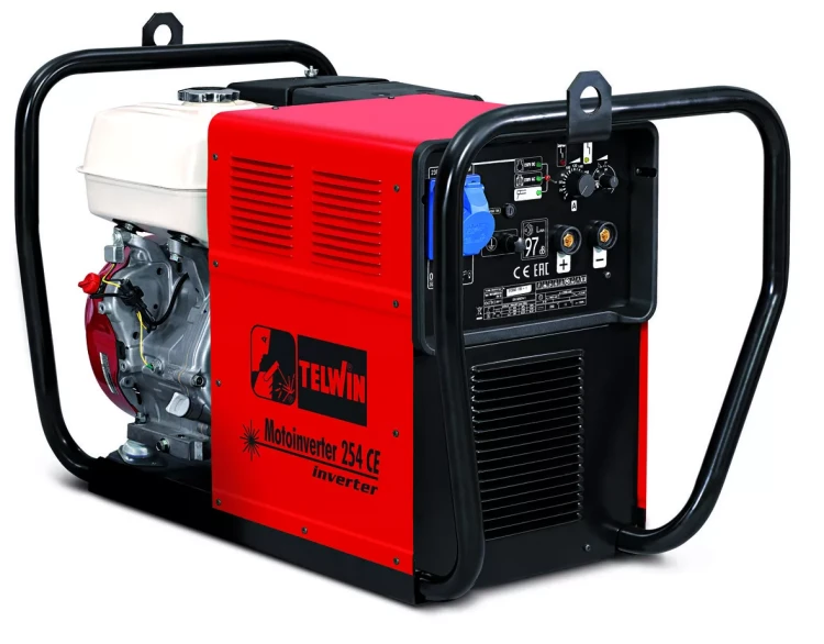 Инверторный сварочный бензогенератор Telwin MOTOINVERTER 254 CE двигатель HONDA Telwin купить в Урае