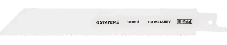 Полотно STAYER "PROFI" S922EF для сабельной эл. ножовки Bi-Met,тонколистовой, профильный металл, нерж сталь, цвет мет 159459-13 купить в Урае