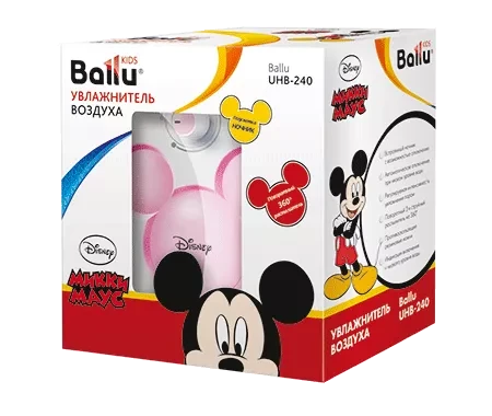 Увлажнитель ультразвуковой  BALLU UHB-240 pink/розовый Disney купить в Урае