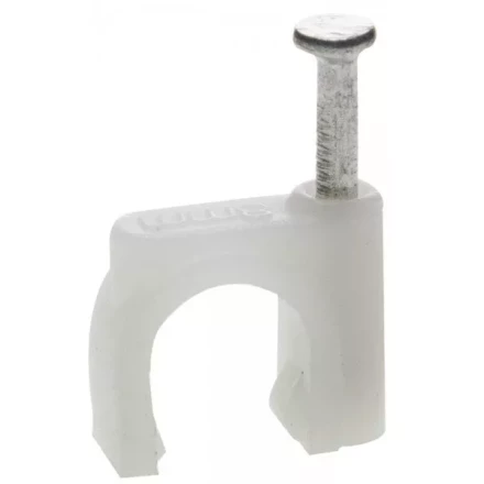 ЗУБР &quot;МАСТЕР&quot;. Скоба-держатель для круглого кабеля, с оцинкованным гвоздем, 7 мм, 50 шт 45111-07 купить в Урае