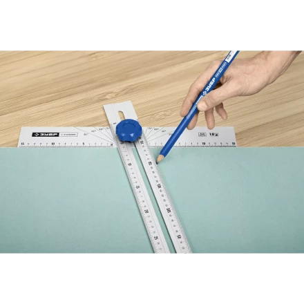 ЗУБР Т-угольник алюминиевый с подвижной направляющей, Профессионал (34389) купить в Урае