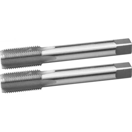 Метчики ЗУБР &quot;ЭКСПЕРТ&quot; машинно-ручные, комплектные для нарезания метрической резьбы в сквозных отверстиях, М16х2,0, 2шт 4-28007-16-2.0-H2 купить в Урае