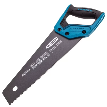 Ножовка по дереву &quot;PIRANHA&quot;, 300 мм, 11 TPI, 3D-зуб, тефлоновое покрытие полотна, двухкомпонентная рукоятка Gross 24125 купить в Урае