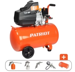 Компрессор масляный поршневой прямой привод PATRIOT EURO 50-260K набор KIT 5B