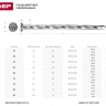 Гвозди ЗУБР винтовые оцинкованные по дереву/листовому металлу, 2,8х50мм, ТФ1, 350шт 4-305271-28-050 купить в Урае