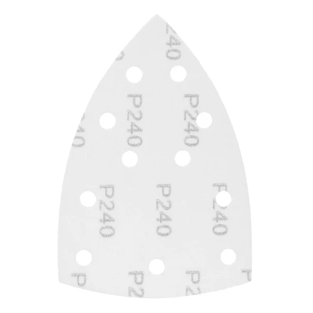 Треугольник абразивный на ворc. подложке под &quot;липучку&quot;, перф., P 240, 150х150х100 мм, 5 шт. Denzel 738667 купить в Урае