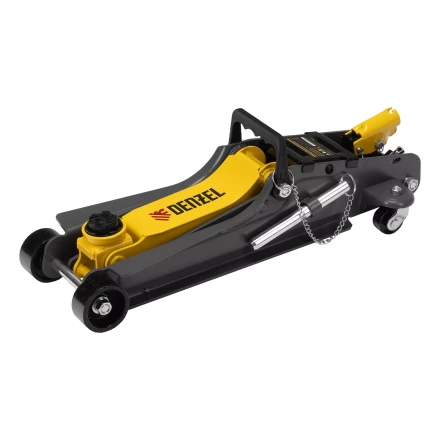 Домкрат гидравлический подкатной с фиксатором Denzel 51232, 2,5 т, 85-385 мм купить в Урае