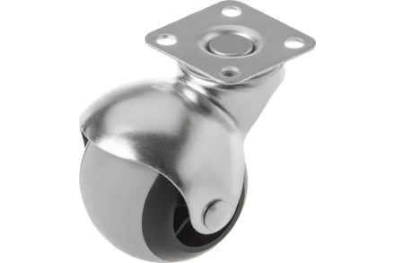 Колесо мебельное поворотное резиновое SCmg 25 50 мм 1047172 купить в Урае