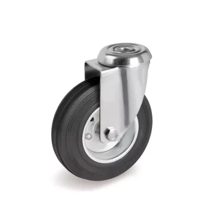 Колесо поворотное SCh 55 125 мм резина под болт 1047736 купить в Урае