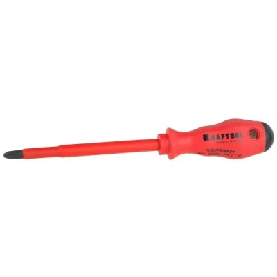 Отвертка KRAFTOOL "VOLT-KRAFT" 1000В, PH №3-150мм 25006-3-150
