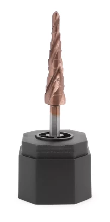 Ступенчатое сверло MESSER HSS CO 4-12х9 с кобальтовым покрытием и тремя спиральными канавками. купить в Урае