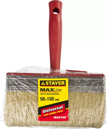 Макловица STAYER &quot;MASTER&quot; UNIVERSAL, светлая щетина, пластмассовый корпус, 5х15см 01824-15 купить в Урае