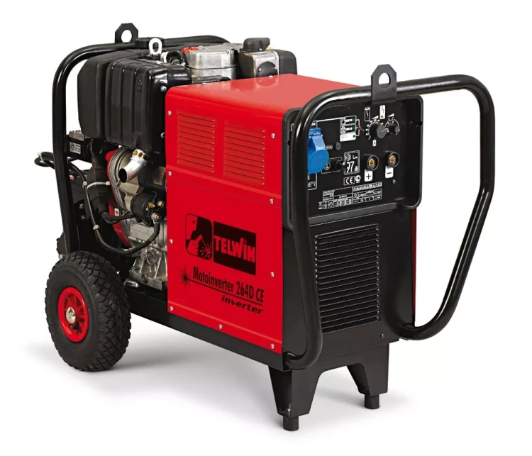 Инверторный сварочный бензогенератор Telwin MOTOINVERTER 264D CE двигатель LOMBARDINI купить в Урае