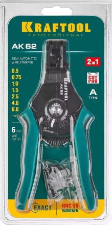 Стриппер АК-62 полуавтоматический 2в1 с фасонными ножами 22681 купить в Урае