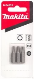 Биты Makita Тоrх Т20,25,30 25мм 3шт (B-24533)