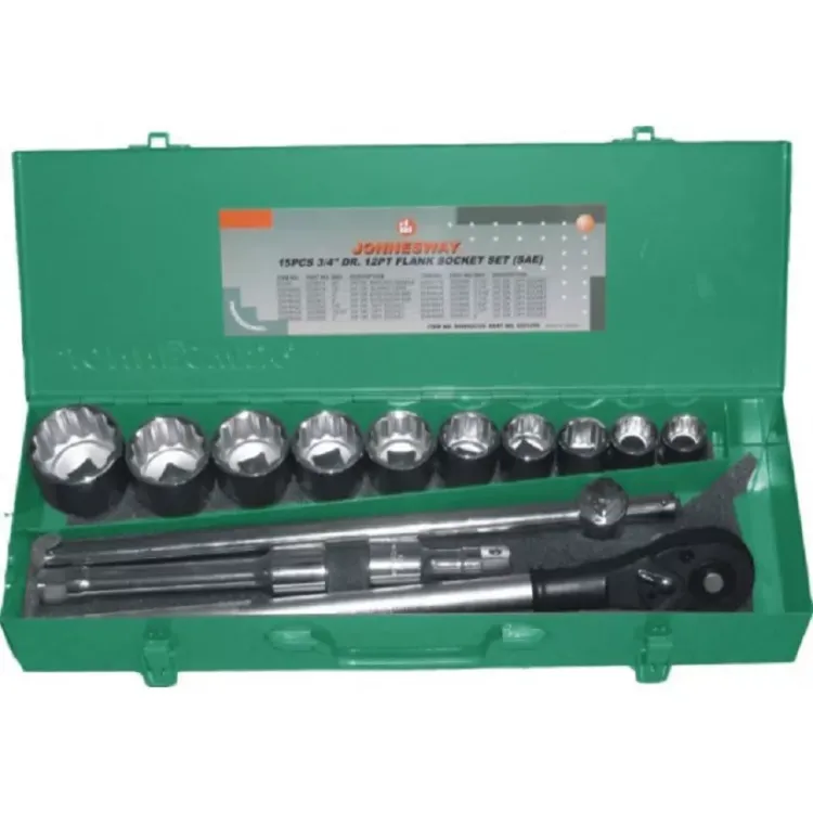 Набор головок торцевых  3/4"DR  7/8"  2" 15предметов Jonnesway S04Н6415S 48501 купить в Урае