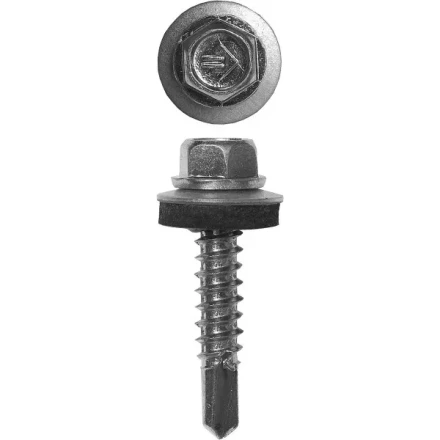 Саморезы ЗУБР &quot;ПРОФЕССИОНАЛ&quot; оцинков., для крепл. кров. матер. к металл. констр., 5.5х25мм, 1800шт 4-300310-55-025 купить в Урае