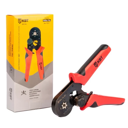 Пресс-клещи КВТ ПКВш-10у для опрессовки втулочных наконечников до 10 мм (92311) купить в Урае