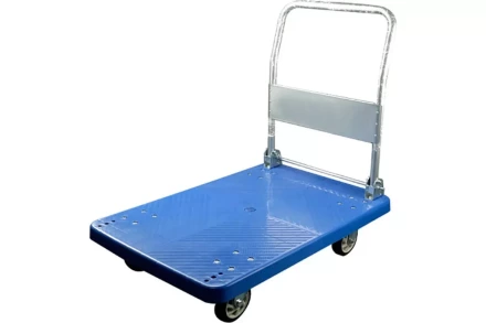 Тележка платформенная пластиковая 350 кг TOR PH350P (1100х650) со складной ручкой (резина 150 мм) 1042366 купить в Урае