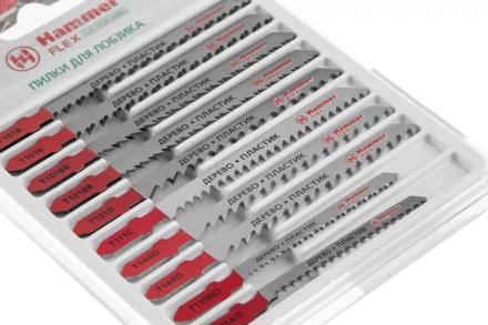 Пилки для лобзика HAMMER JG WD-PL набор No4 (10шт.) купить в Урае