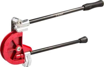 Трубогиб ЗУБР &quot;ЭКСПЕРТ&quot; для точной гибки труб из мягкой меди, алюминия, тонкостенной стали под углом до 180град,15мм 23524-15 купить в Урае