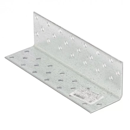 Крепежный уголок равносторонний  2,0 мм KUR 40x40x140 мм Россия Сибртех 46587 купить в Урае