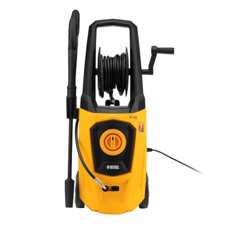 Моечная машина высокого давления Denzel 58229 R-170D, 2000 Вт, 170 бар, 360 л/ч, с барабаном купить в Урае