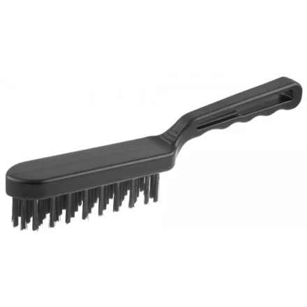 Щетка ЗУБР &quot;ЭКСПЕРТ&quot; проволочная стальная большая с пластмассовой ручкой, 5 рядов 35011-5_z01 купить в Урае