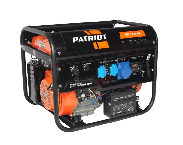 Бензогенератор Patriot GP-7210 AE купить в Урае