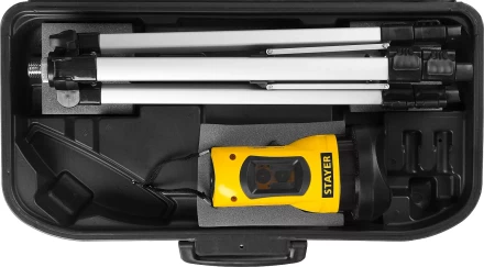 Нивелир лазерный линейный SLL-2, STAYER 34960-H2, штатив, кейс, 10м, точн. +/-0,5 мм/м 34960-H2 купить в Урае