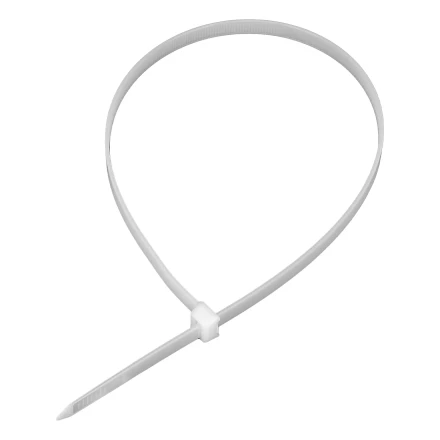 Хомуты, 500 х 8 мм, пластиковые, белые, 50 шт Сибртех 45589 купить в Урае