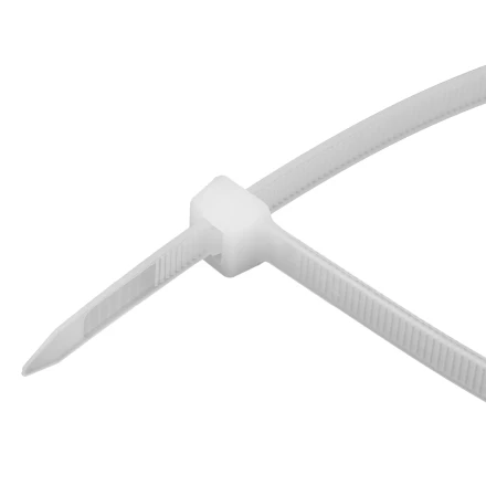 Хомуты, 500 х 8 мм, пластиковые, белые, 50 шт Сибртех 45589 купить в Урае