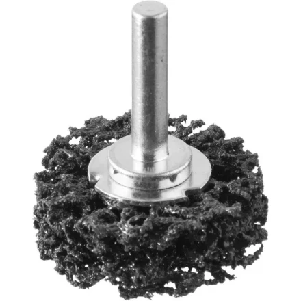 ЗУБР &quot;ПРОФЕССИОНАЛ&quot;. Щетка дисковая для дрели, нейлоновая проволока с абразивным покрытием, с открытой агрессивной структурой, 38мм 35162-038_z01 купить в Урае