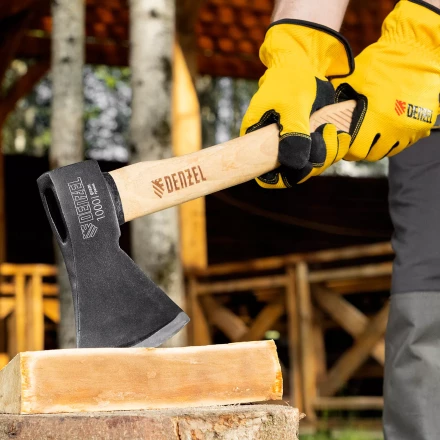 Топор, 1000 г Denzel 21634, кованый, буковое топорище купить в Урае