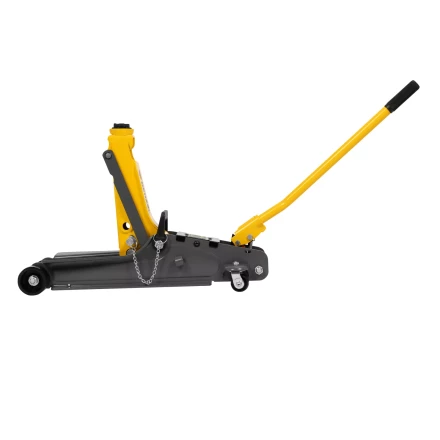 Домкрат гидравлический подкатной с фиксатором Denzel 51233, 2,5 т,  85-385 мм, в пласт. кейсе купить в Урае