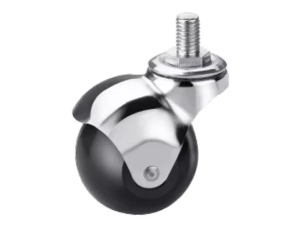 Колесо мебельное поворотное резиновое SCmt 20 40 мм с болтом 1027289 купить в Урае