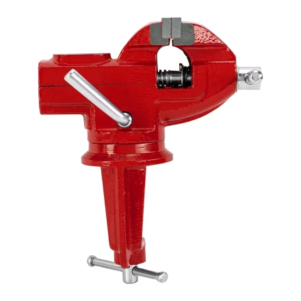 Тиски слесарные MTX 50 мм настольные поворотные c наковальней 18675 купить в Урае