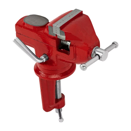 Тиски слесарные MTX 50 мм настольные поворотные c наковальней 18675 купить в Урае