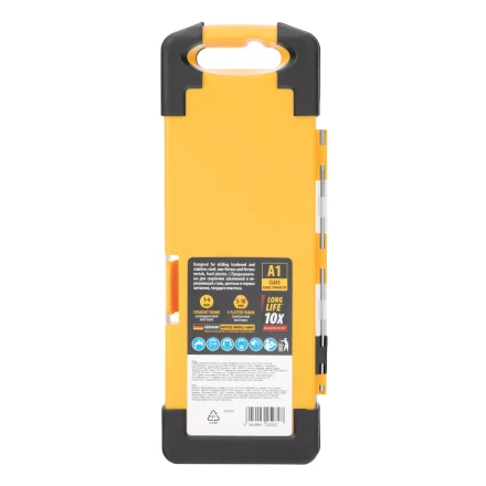 Набор сверл по металлу Denzel, 2-8мм, Р6М5К8-TiN, Golden Tip, 6 шт 723004 купить в Урае