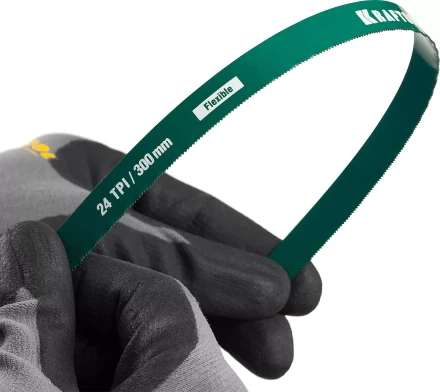 Полотно гибкое Max Flex, KRAFTOOL 15941-24-S10, безопасное, с волнообразной разводкой, 24 TPI, 10шт, 300мм 15941-24-S10 купить в Урае