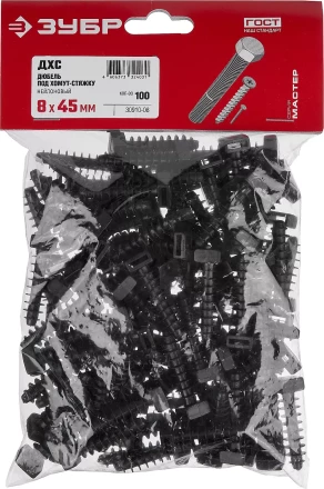 Дюбели под хомут-стяжку ДХС нейлоновые серия МАСТЕР купить в Урае