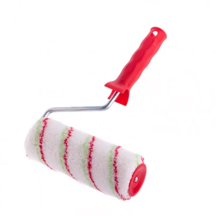 Валик &quot;Эмали&quot;  180 мм ворс 12 мм D 48 мм D ручки 8 мм полиамид полиакрил Сибртех 80170 купить в Урае