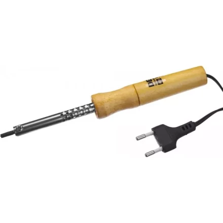 Паяльник DEXX с деревянной рукояткой, конус, 40Вт 55416-40 купить в Урае